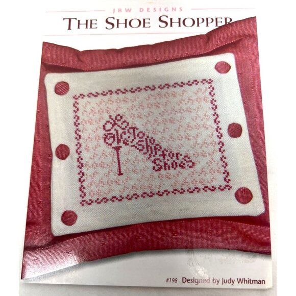 Jbw Designs "The Shoe Shopper" Cross Stitch Pattern - Picture 1 of 2